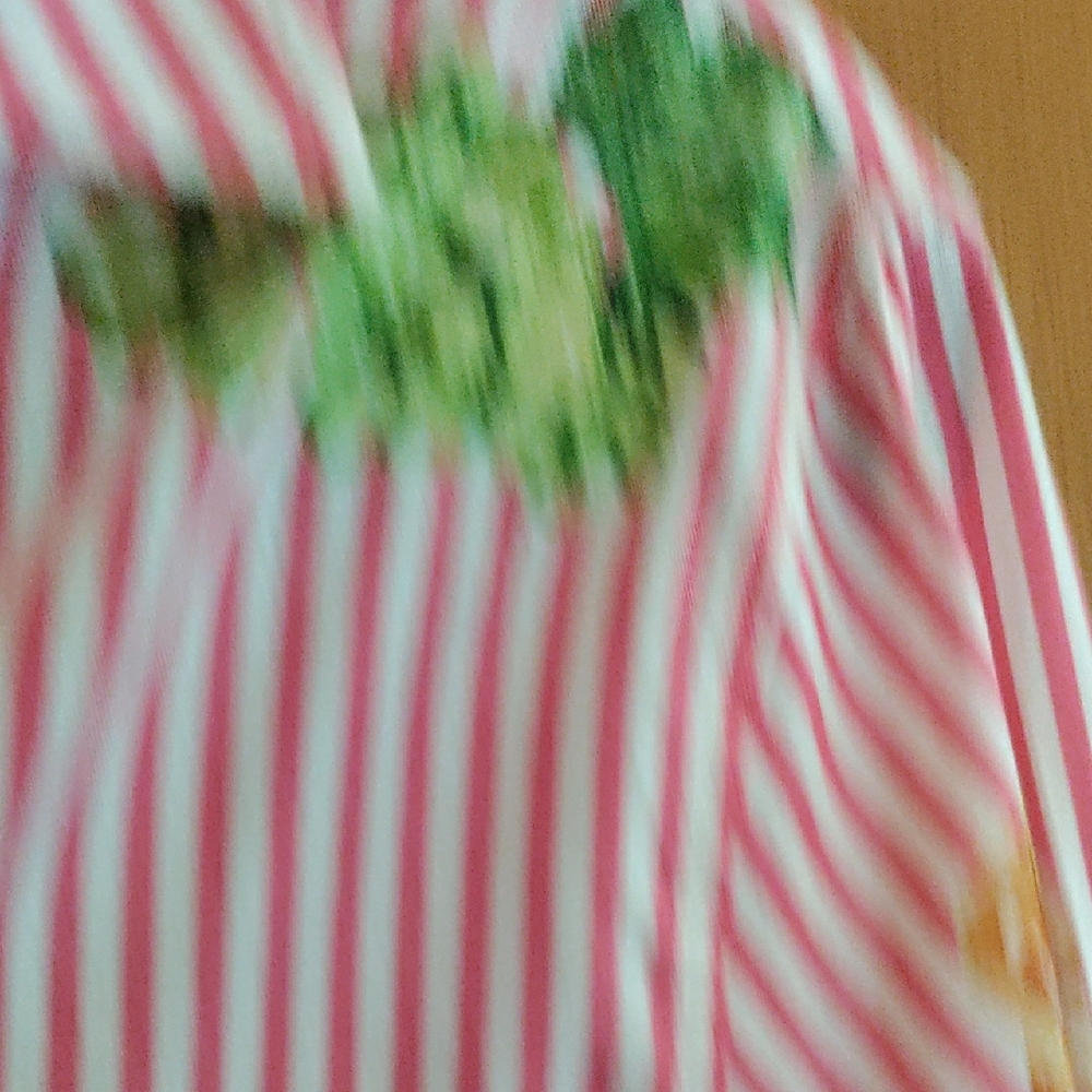 Striped Button Down Shirt with Food & Drink  Fun Design. NWT - Picture 8 of 15